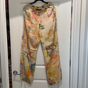 STINE GOYA Multicolor Abstract Print Pants